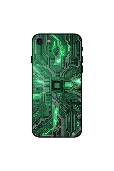 Covernex iPhone 7 Case Cover Board Circut Green