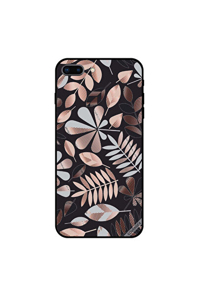 Covernex غطاء حماية لجهاز iPhone 7 Plus بريش فضي وبني