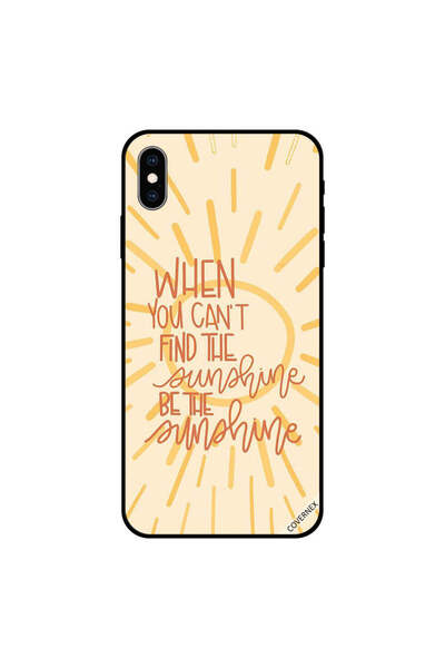 Covernex غطاء حماية لجهاز iPhone XS MAX "كن شمسًا"
