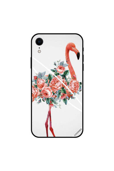 Covernex غطاء حماية iPhone XR بتصميم حلقة دائرية من فلامنغو