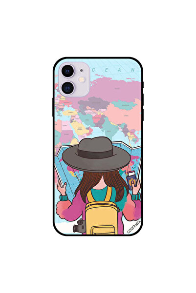 Covernex غطاء حماية لجهاز iPhone 11 مع صورة خريطة السفر