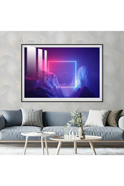 4gdran لوحة جدارية خشبية فاخرة مع برواز اسود و طبقة من الاكرليك الشفاف