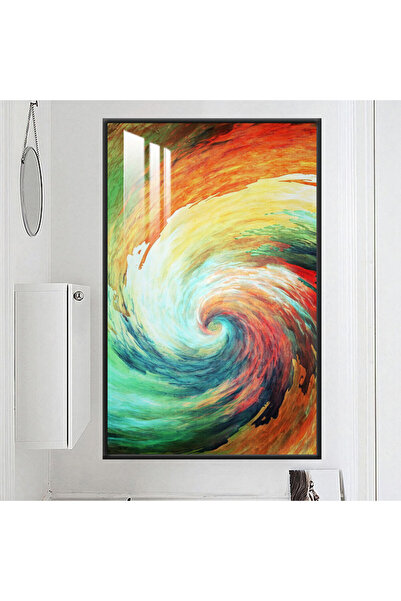 4gdran لوحة جدارية خشبية فاخرة مع برواز شامبين و طبقة من الاكرليك الشفاف