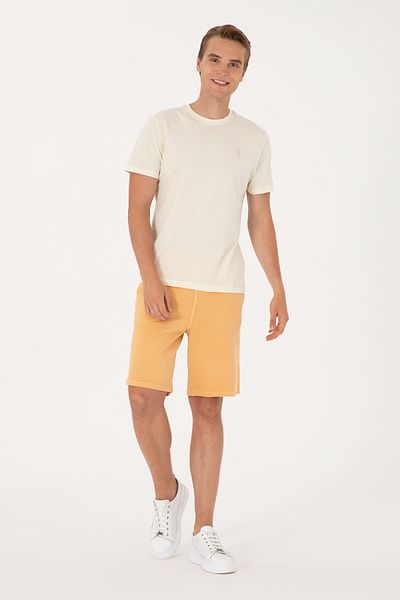 U.S. Polo Assn. Men's Orange Knitted Shorts 50298037-Vr202