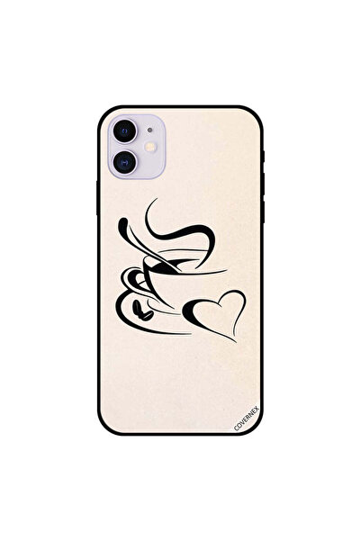 Covernex غطاء حماية لجهاز iPhone 11 بفنجان شاي وقلب