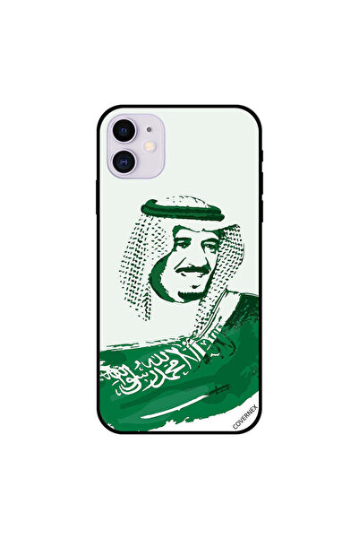 Covernex غطاء حماية لجهاز آيفون 11 بطبعة الملك سلمان وعلم المملكة العربية الس...