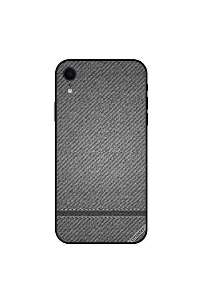 Covernex غطاء حماية لجهاز iPhone XR بنمط جلدي رمادي