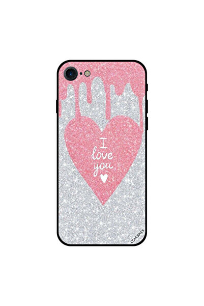 Covernex غطاء حماية لجهاز iPhone 7 مكتوب عليه "أحبك في القلب"