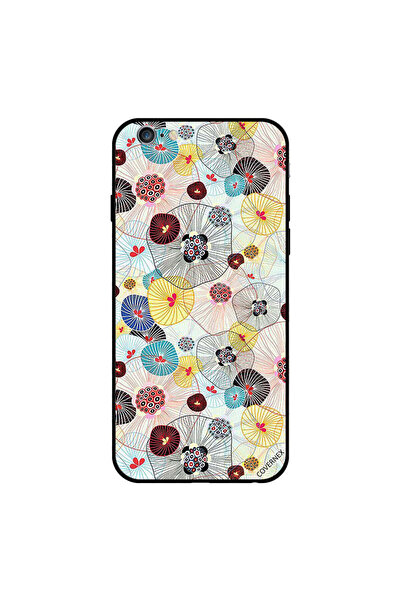 Covernex غطاء حماية لجهاز iPhone 6s بتصميم ريشة ونقشة زهور