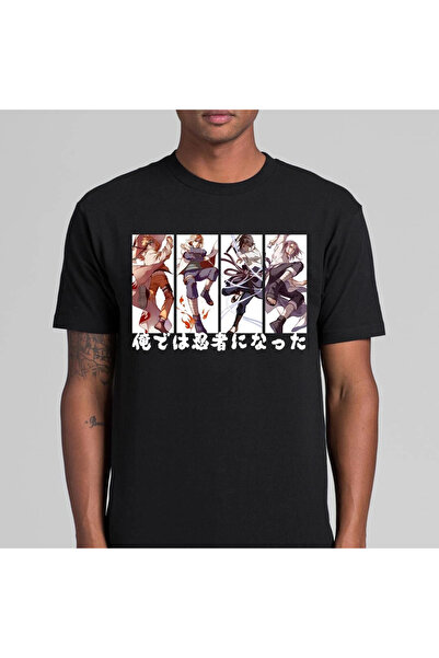 Flood Of Style تي شيرت رجالي منقوش برسومات الرسوم المتحركة Uzumaki Naruto