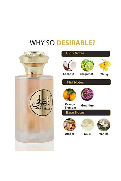 Nusuk Perfume Ana Assali for Her, Nusuk, EDP 100 ml, women - inspired by Supreme Bouquet