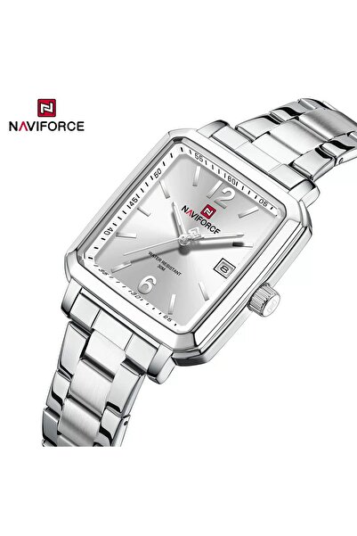 Naviforce Couple Bold Watches – Matching Stainless Steel Analog Watches for Him & Her
