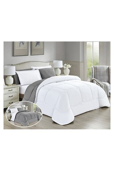 smart home Luxury summer bedspread, double-sided system, 6 pieces, double size (250 x 230 cm), 320 stitches, microfiber
