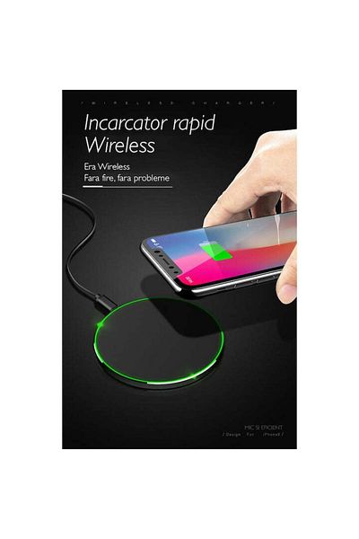 Loowoko X9 Round Wireless Desktop Charger - New Product