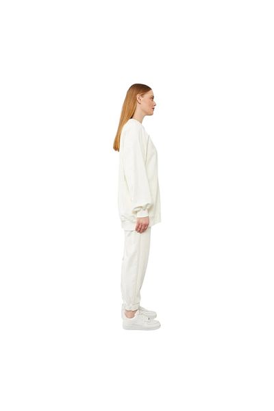 Levidor Sports Suit with Embroidered Stone Printed Trousers on the Front