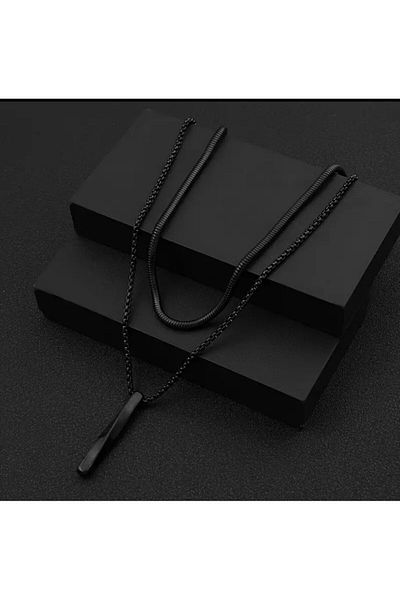 JORG ZENN Jz3285 Jorg Zenn Men's Double Necklace