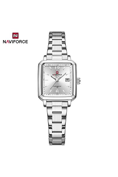 Naviforce Couple Bold Watches – Matching Stainless Steel Analog Watches for Him & Her