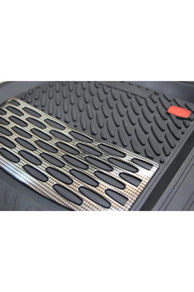 TEAMCAR ® Tray Type Car Mats Compatible With Opel Mokka B (2020–PRESENT) - Silver