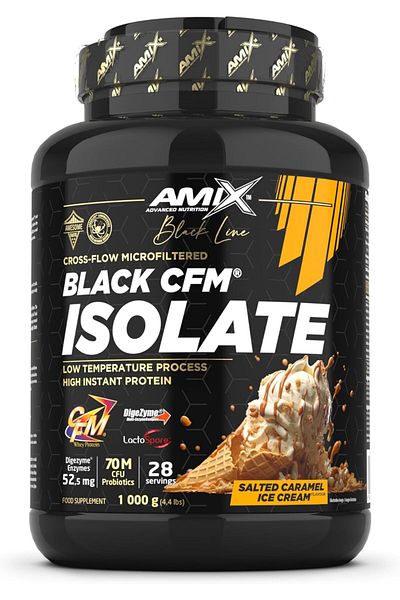 AMIX Black Line Cfm Isolate 1kg Sabor Caramelo Salado