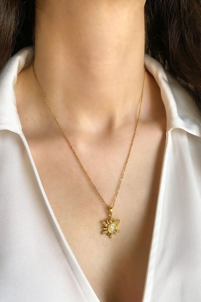 DEMOKAN Women's Steel Necklace Tangled Model Necklace