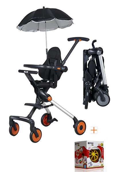 Prego Tam Katlanır Ultra Hafif Bebek Arabası+ Yağmurluk + Rubber Top Hediye