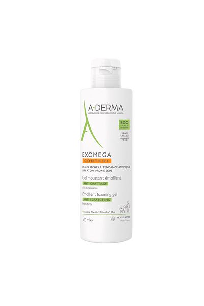 A-DERMA Exomega Control A-Derma gel spumant emolient, 500 ml