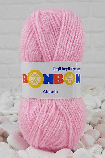 NAKO Bonbon Classic Hand Knitting Yarn 98588 Cotton Candy