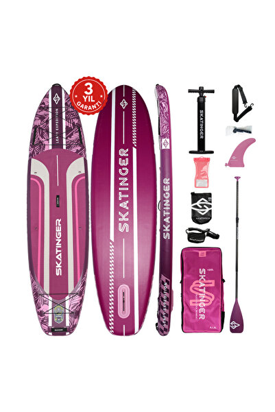 Skatinger Leafy Expedition Sup Paddle Board 350x89x15 cm Aile Boyu Premium Fu...
