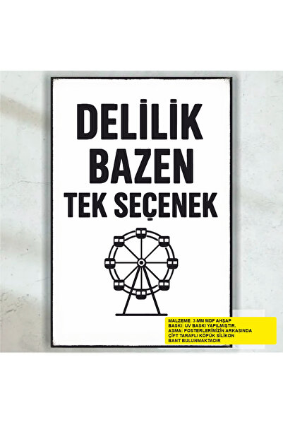 Hayat Poster Ludilo Ponekad je jedina opcija smešna humoristična sarkastična ...