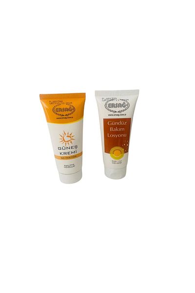 Ersağ Ersağ Sun Cream 50 Factor 100 ml + Day Care Lotion Special Set