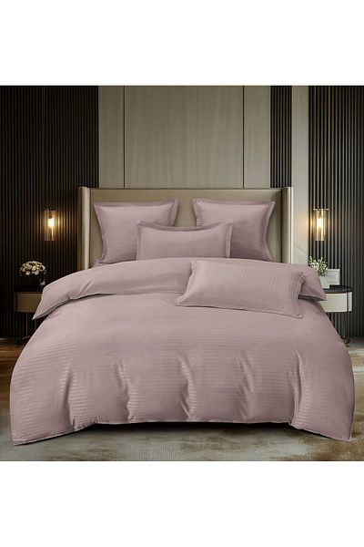CHIRASO CHIRASO Linen, DAMASK, ELASTIC Sheet 180X200+25cm, Duvet Sheet 200x230cm and 4 Pillowcases