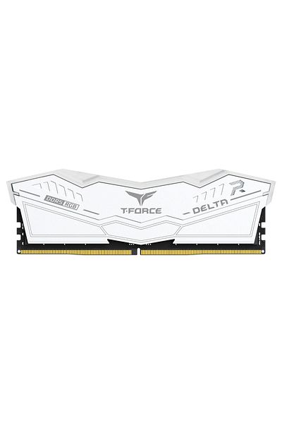 TEAM Teknoteg - T-Force Delta Rgb White 32Gb 2X16Gb 5600Mhz Ddr5 Cl38 Gaming Ram (Ff4D532G5600Hc38Gd