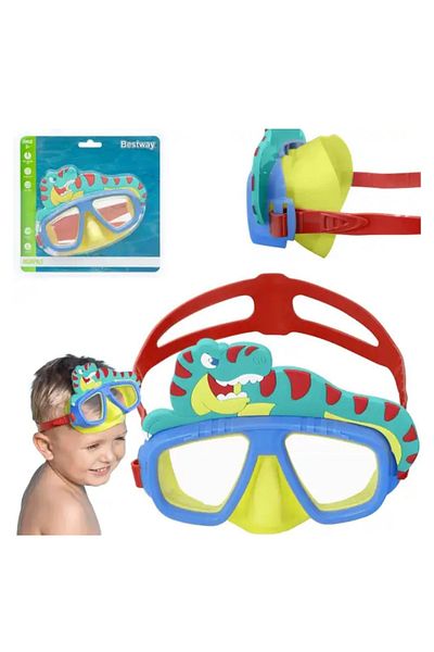 BESTWAY Children's Sea Pool Swimmer Diving Goggles 3+ Years Water Leak Proof Uv Protected Wide Viewing Angle Figured