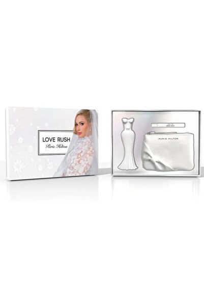 Paris Hilton Love Rush W Set for Women EDP 100Ml with EDP 10Ml with Pouch