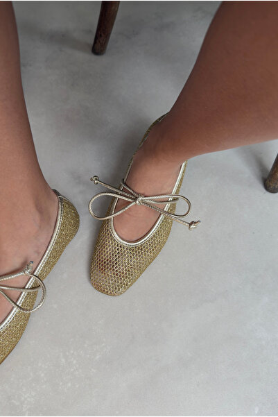 Mupa Shoes Women's Ballerinas Gold