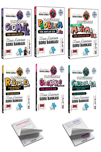 Yargı Yayınları Tüm Adaylar Taktiklerle Matematik Problemler Geometri Rasyone...