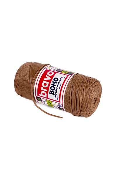 Bravo Boho Polyester Macrame Yarn 200 Gr 4 mm 38 Camel