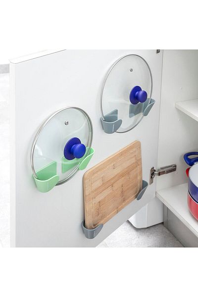 InnovaGoods Set of 3 Smarack Pan Lid Adhesive Holders