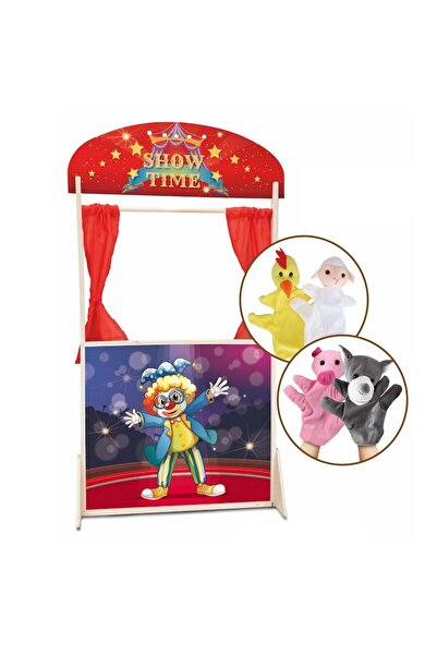 OEM Set Theatre Puppets with 4 Figures 57x20x104cm