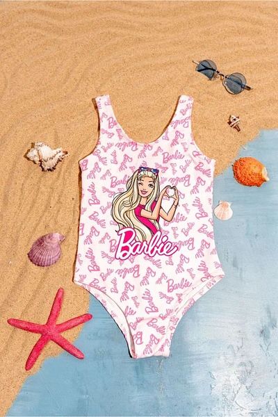 ZUZUNGA Character Printed Girl's Swimsuit Set