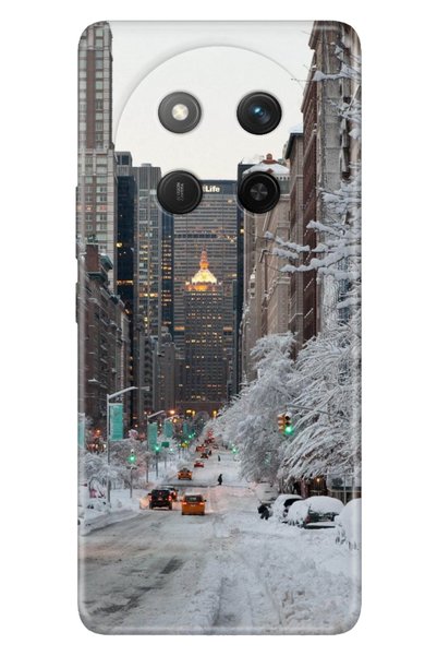 Cekuonline Honor Magic 7 Lite Case Art Silicone Printed Tpu Winter New York