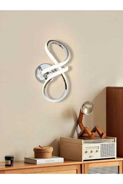 Moonlight Lighting Modern LED Wall Lamp 6546-W – 24W Decorative Indoor Light with 3 Lighting Modes – Sleek Wall Lig