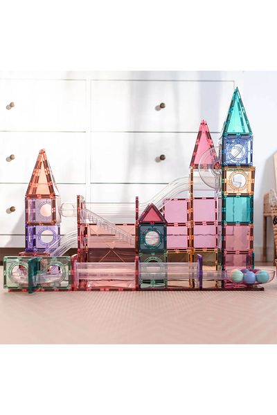 Connetix Pastel Ball Run Set - 106 Pieces