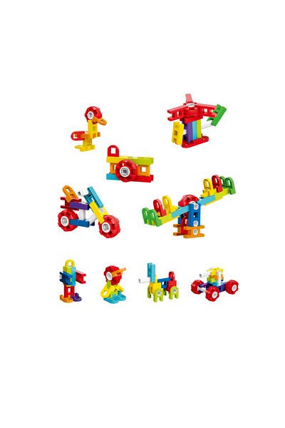 Bufnitel Set construcție STEAM Bufnitel Fun Blocks 26 piese