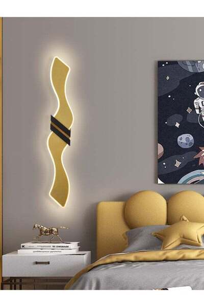 Moonlight Lighting لوحة حائط LED أنيقة بقوة ١٩٣٤ واط، مثبتة على الحائط، بثلاث...