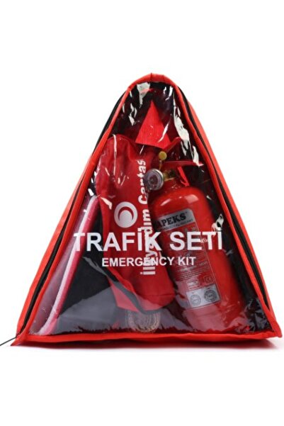 STİLİX GARAGE Araç Trafik Seti Ilk Yardım Seti Tuvtürk Muayene Uyumlu 1 kg Ya...