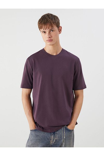 LC Waikiki New Season Crew Neck Combed Cotton Men's T-Shirt - S5N342Z8