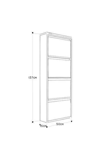 Arinna 4'lü Beyaz Metal Ayakkabılık