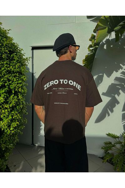 ACTIVE MODA Men's Cotton Printed Fashioned Tshirt Oversize Large Size