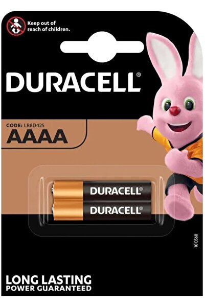 Duracell Alkalin AAAA 2'li Pil 10'LU PAKET